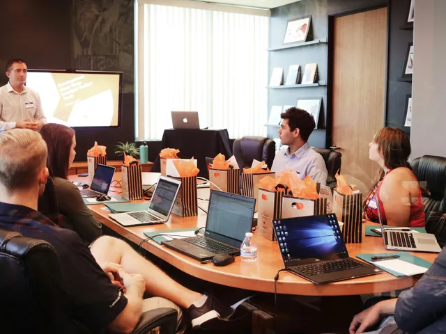 Group coaching session
